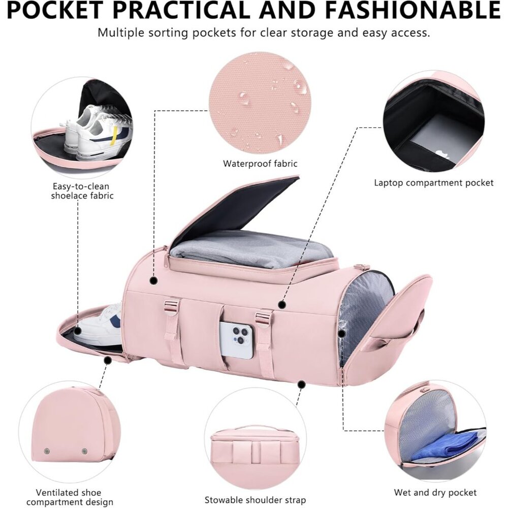 Multi-Functional Weekender Bag: Waterproof, Spaci… - image 5